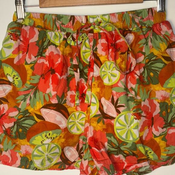 Dress Forum LA Tropical Print Shorts women's size small citrus fruit print - Picture 5 of 16